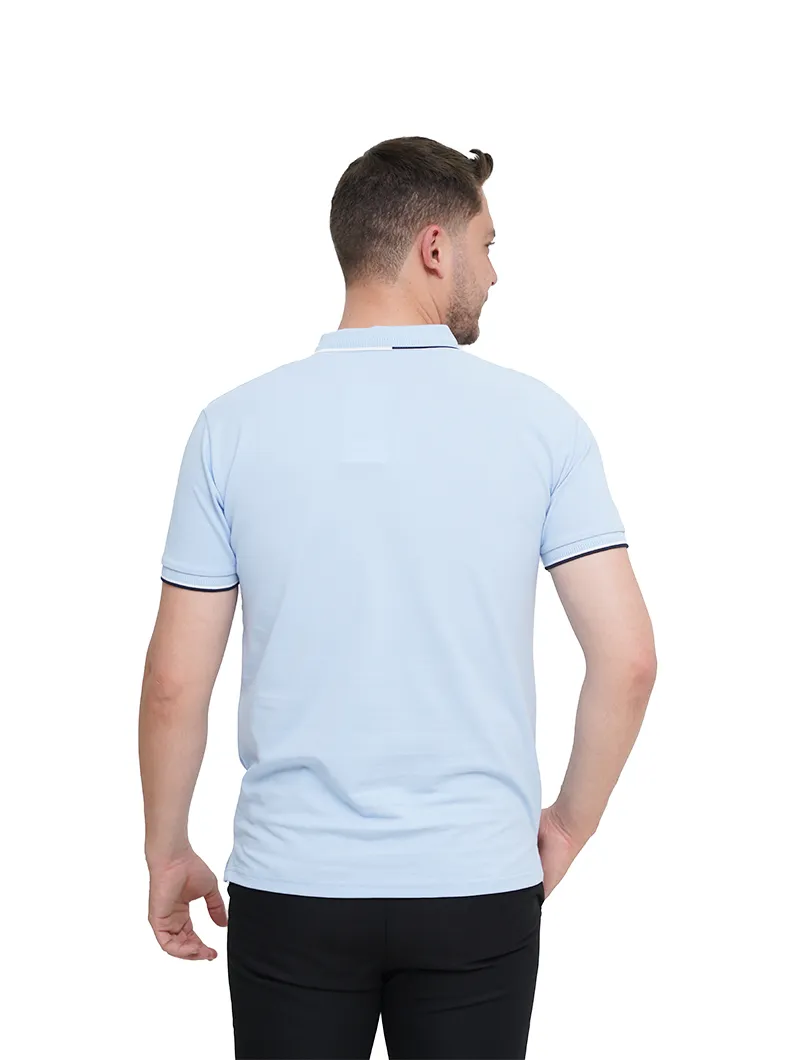 Polo en piqué de coton